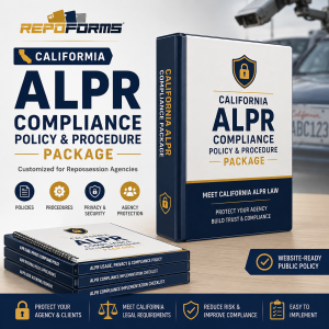 2027 California ALPR Compliance Policy & Procedure Package